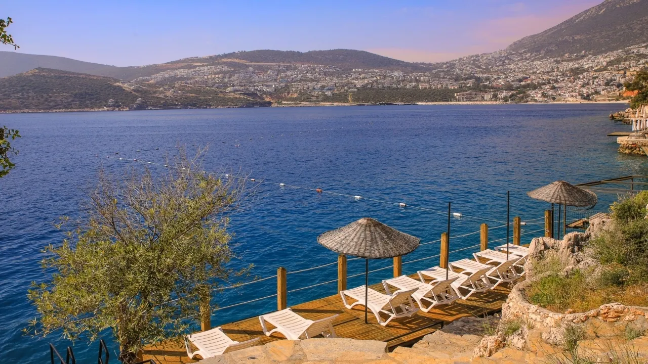 Kalkan Tatil Villaları Manzarası